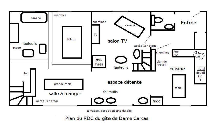 Domaine D'Herminis - Gite De Dame Carcas Каркассон Экстерьер фото